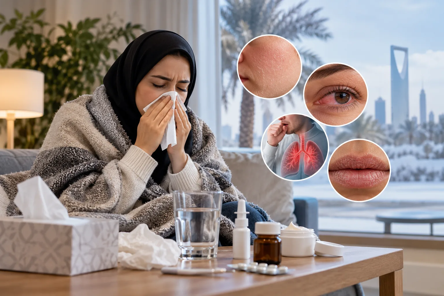 Winter Cold Symptoms at Home