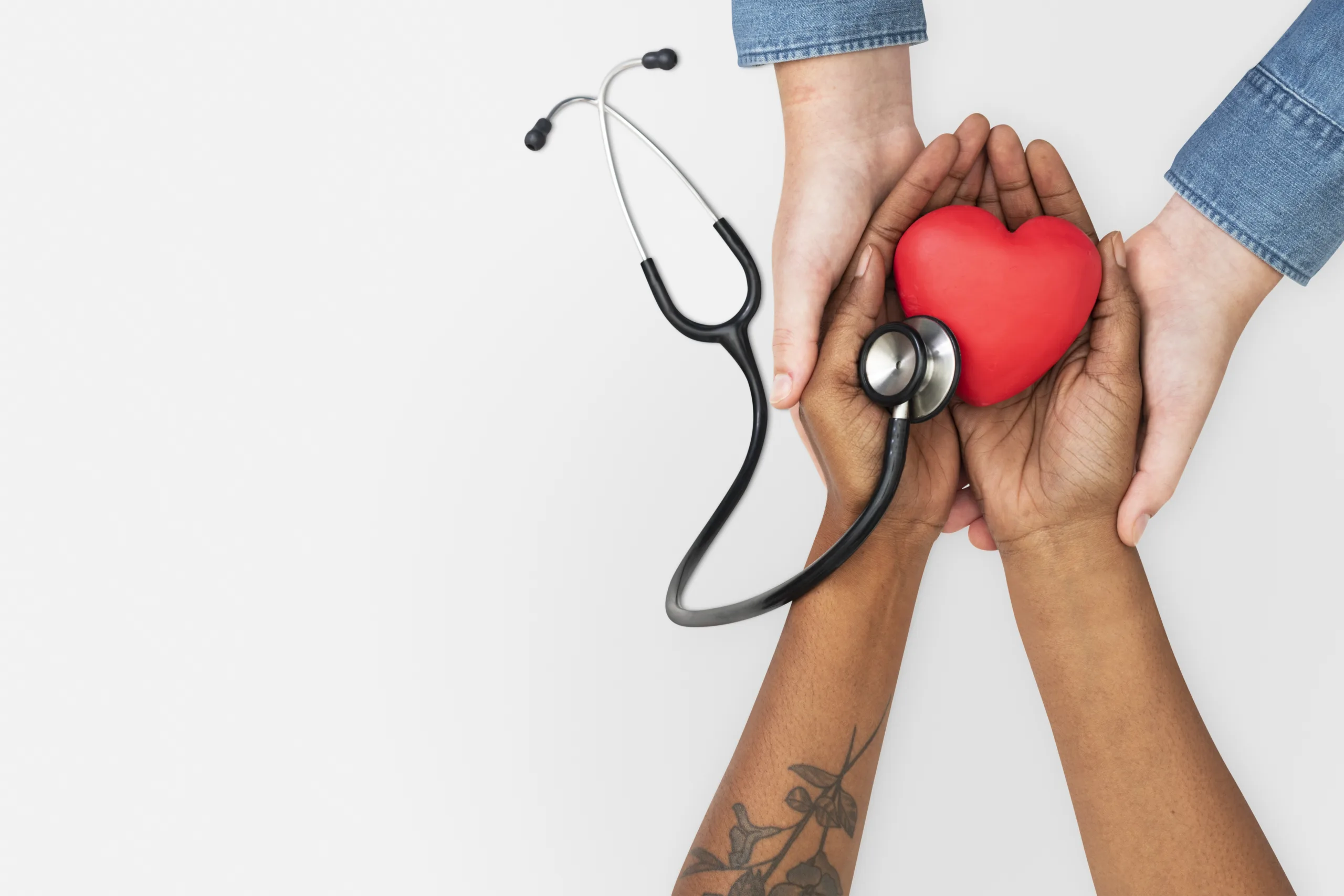 hand cupping stethoscope health concept scaled